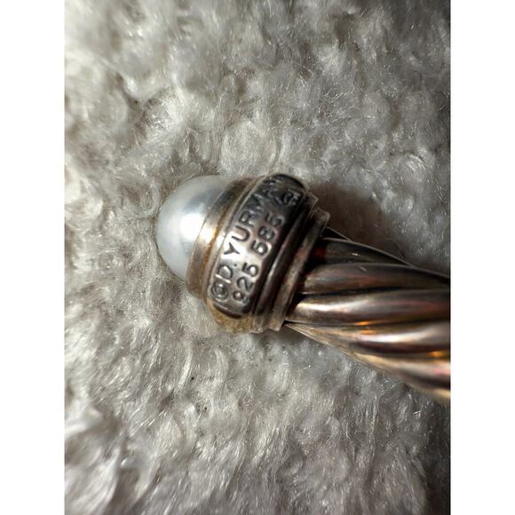 David Yurman Cable Bracelet with Pearls - Picture 2 of 4